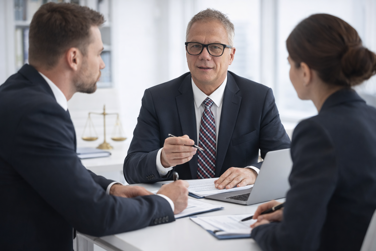 Professional consulting meeting